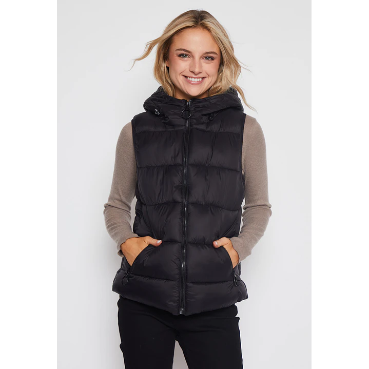 Parka Corta Mujer Negro Familyshop 1