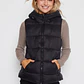 Parka Corta Mujer Negro Familyshop - Miniatura 1