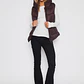 Parka Corta Mujer Café Familyshop - Miniatura 4