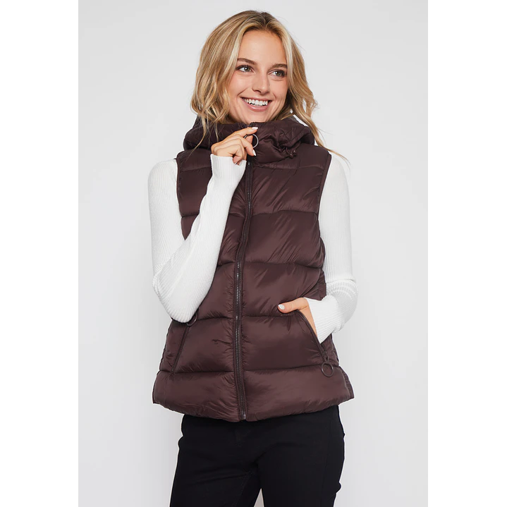 Parka Corta Mujer Café Familyshop 1