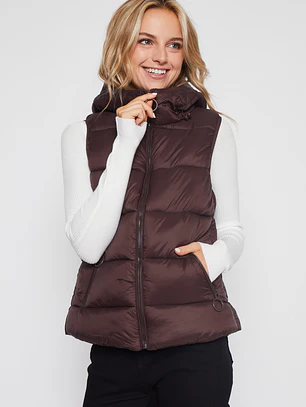 Parka Corta Mujer Café Familyshop