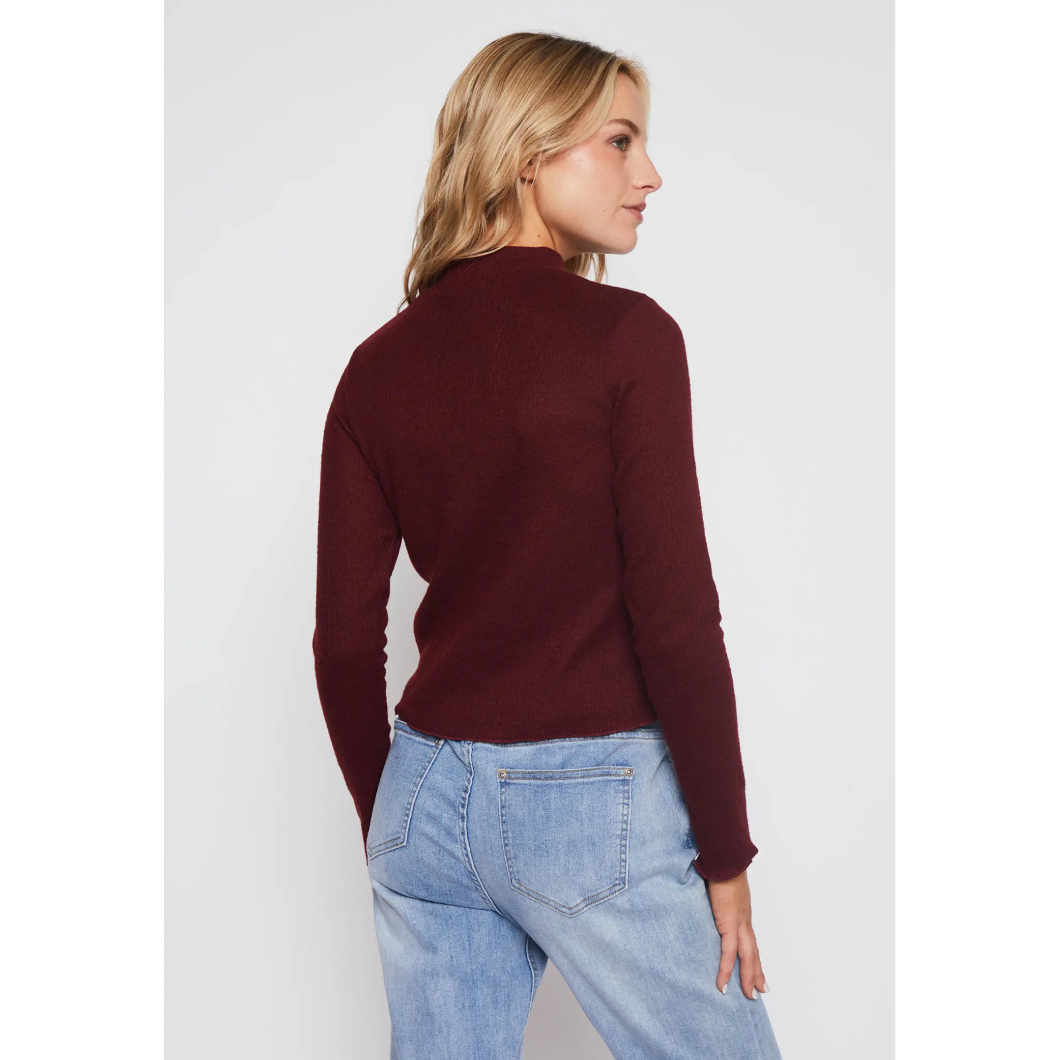 Sweater Soft Mujer Burdeo Familyshop 2