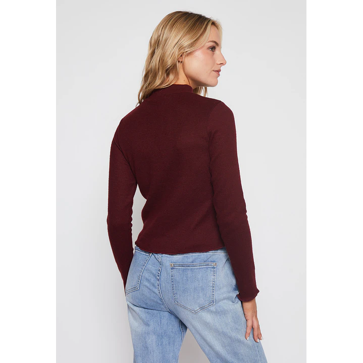 Sweater Soft Mujer Burdeo Familyshop 2