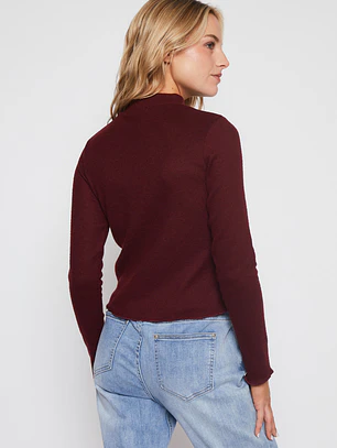 Sweater Soft Mujer Burdeo Familyshop