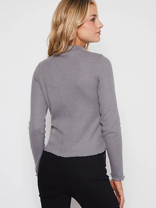 Sweater Soft Mujer Gris Familyshop