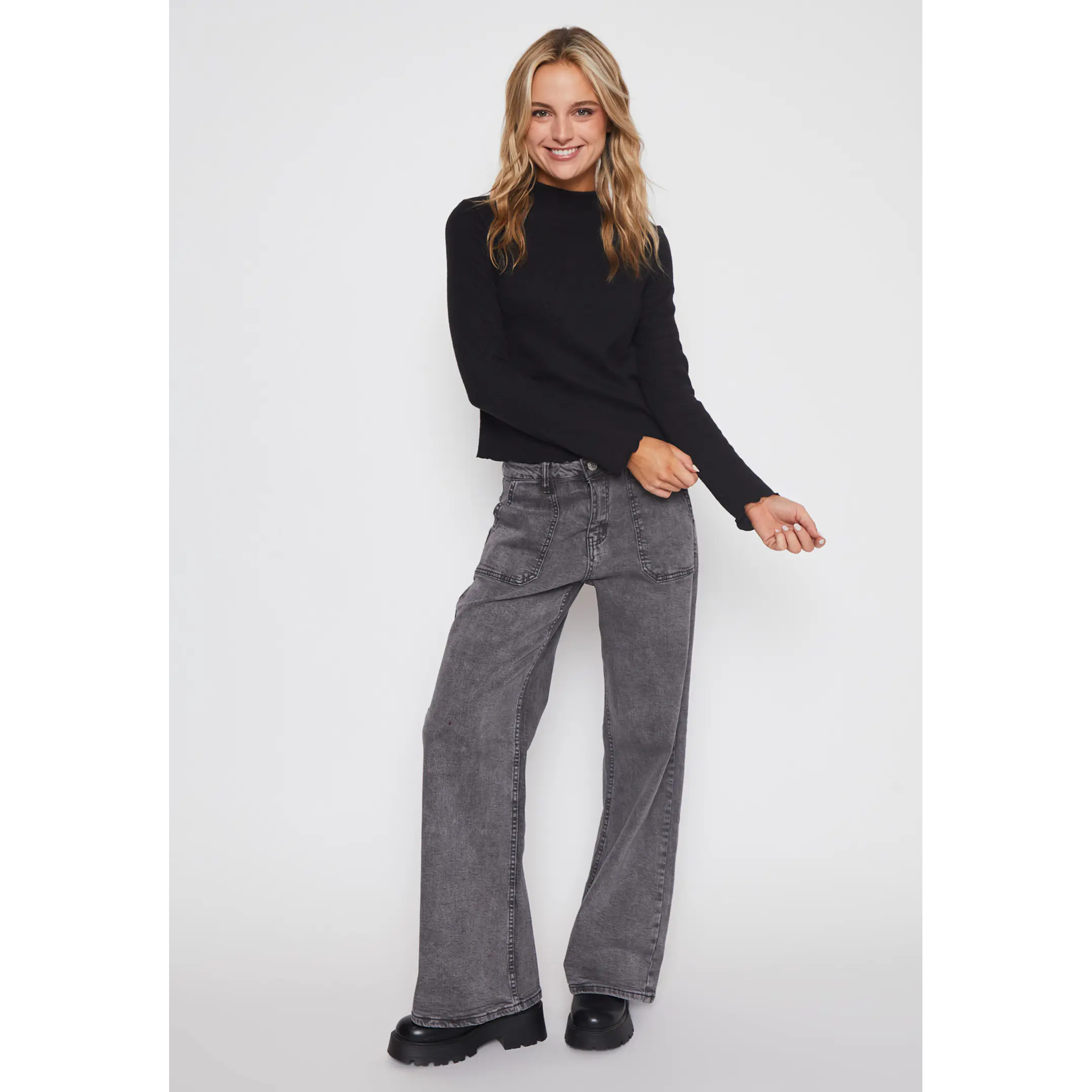 Sweater Soft Mujer Negro Familyshop 5