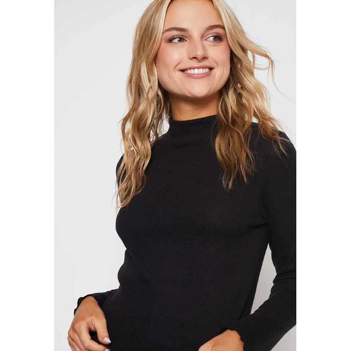 Sweater Soft Mujer Negro Familyshop 3