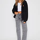 Polar Peludo Pompones Mujer Negro Familyshop - Miniatura 4