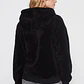 Polar Peludo Pompones Mujer Negro Familyshop - Miniatura 2
