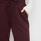 Pantalón Buzo Basic Puño Mujer Burdeo Familyshop - Miniatura 3