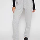 Pantalón Buzo Basic Puño Mujer Gris Familyshop - Miniatura 1