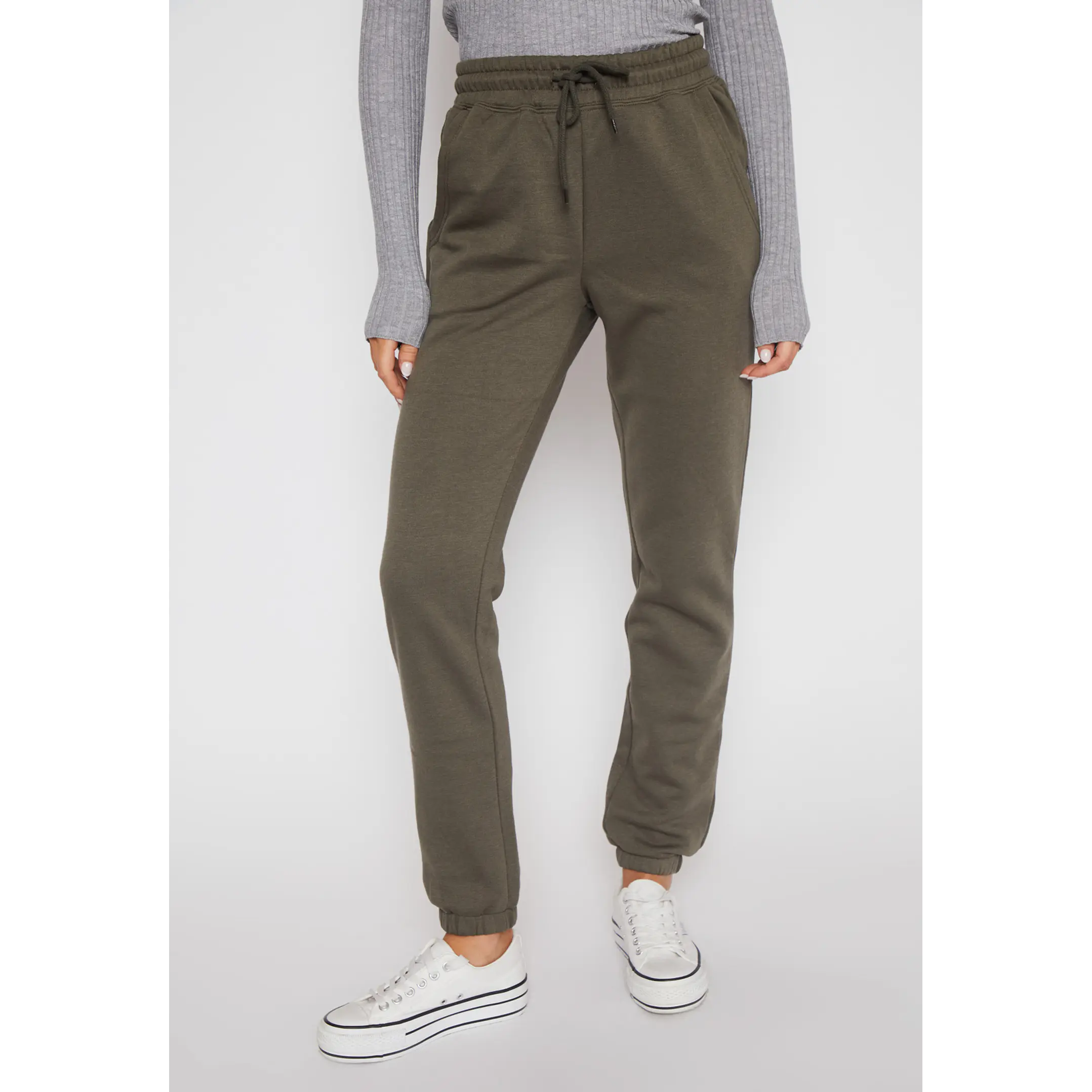 Pantalón Buzo Basic Mujer Verde Familyshop 1