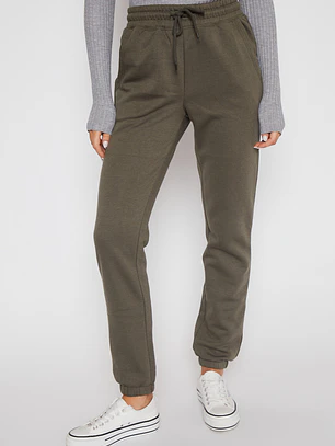 Pantalón Buzo Basic Mujer Verde Familyshop