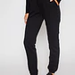 Pantalón Buzo Basic Puño Mujer Negro Familyshop - Miniatura 1