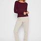 Pantalón Buzo Basic Mujer Beige Familyshop - Miniatura 4