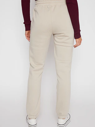 Pantalón Buzo Basic Mujer Beige Familyshop