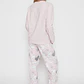 Pijama Polar Cat Mujer Rosado Familyshop - Miniatura 2