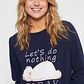 Pijama Polar Nube Mujer Azul Familyshop - Miniatura 4