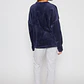 Pijama Polar Texturado Mujer Azul Familyshop - Miniatura 2