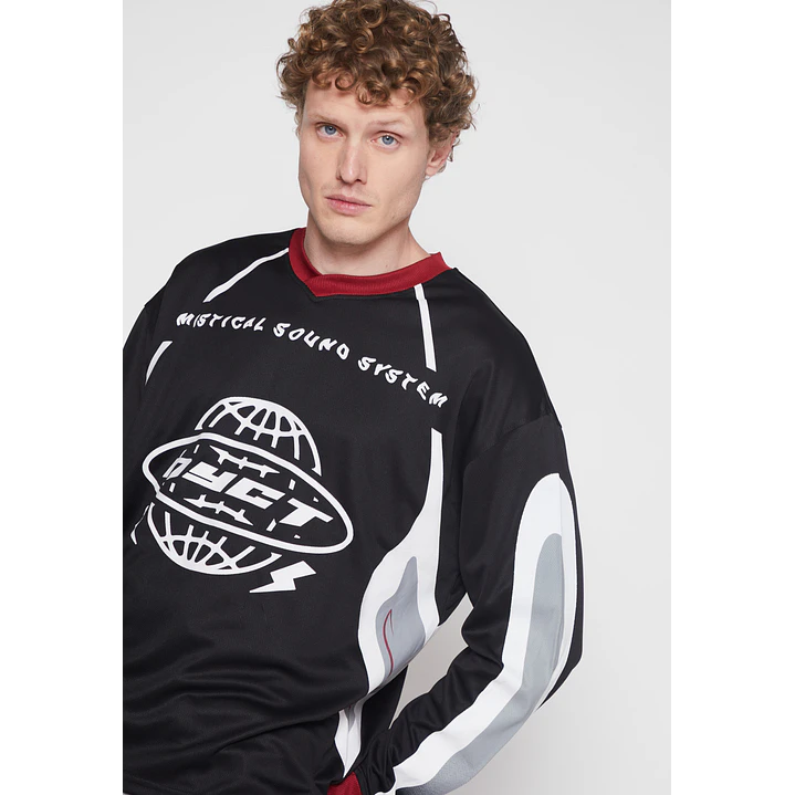 Polera Sport Hombre Negro Familyshop 3