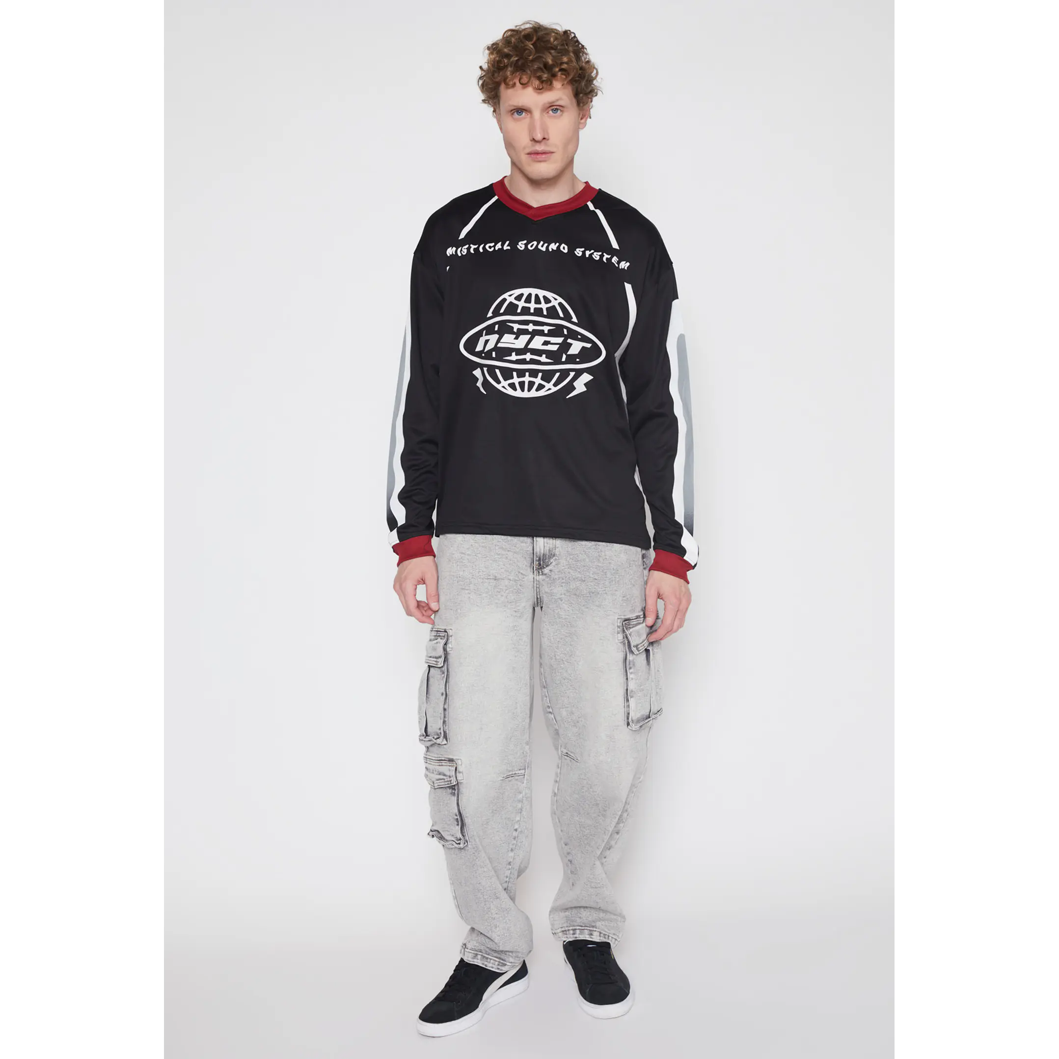 Polera Sport Hombre Negro Familyshop 4