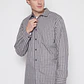Camisa Escocesa Relax Hombre Gris Familyshop - Miniatura 1