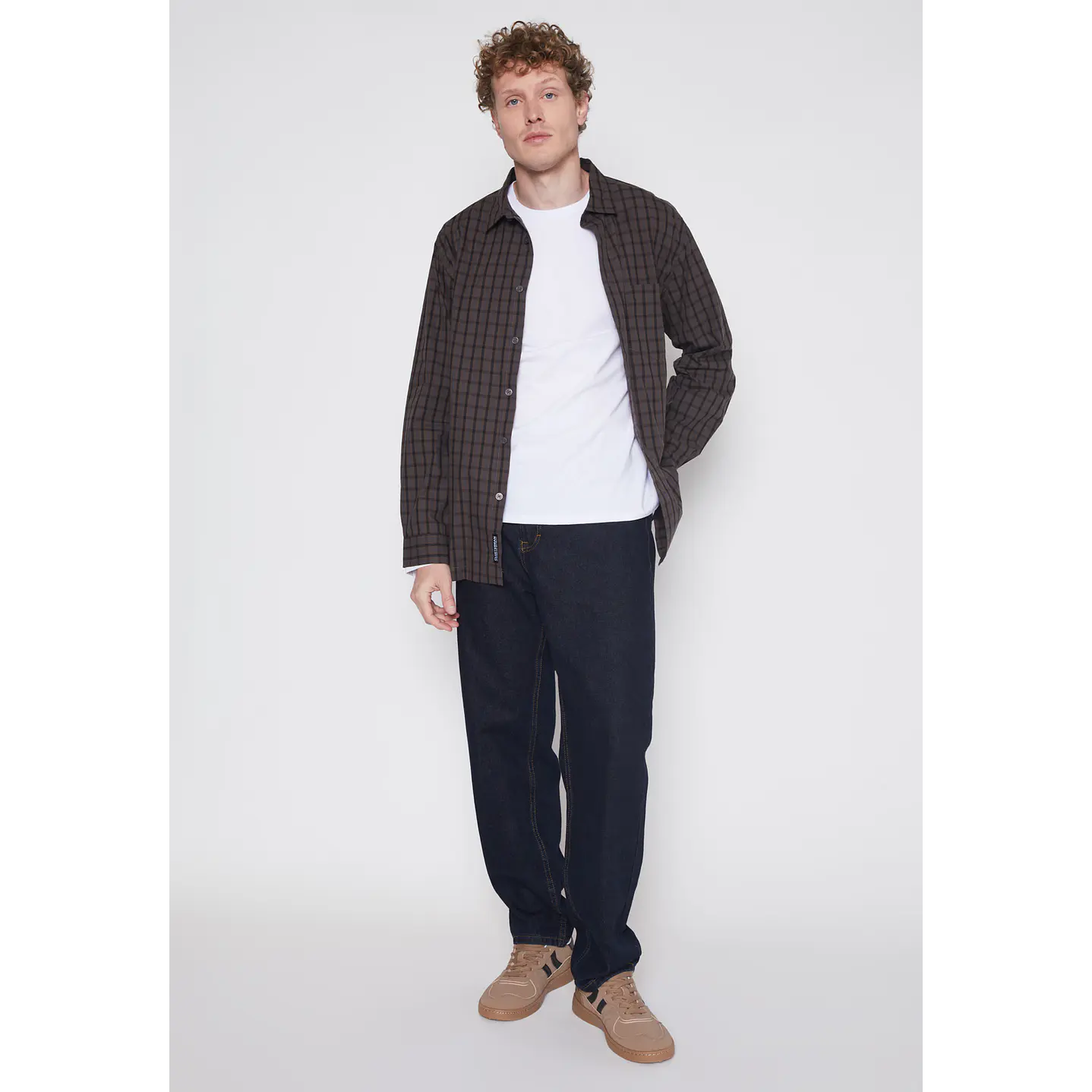 Camisa Escocesa Hombre Gris Familyshop 4