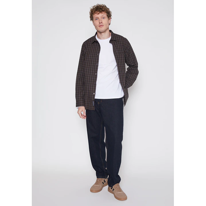 Camisa Escocesa Hombre Gris Familyshop 4