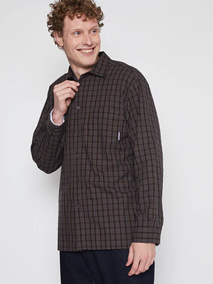 Camisa Escocesa Hombre Gris Familyshop