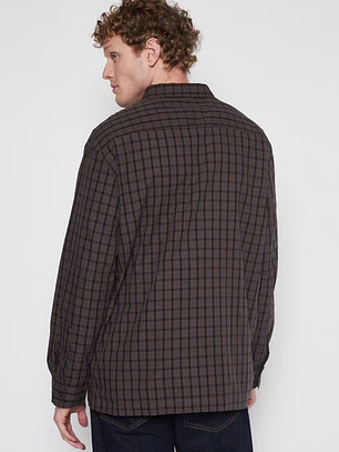 Camisa Escocesa Hombre Gris Familyshop