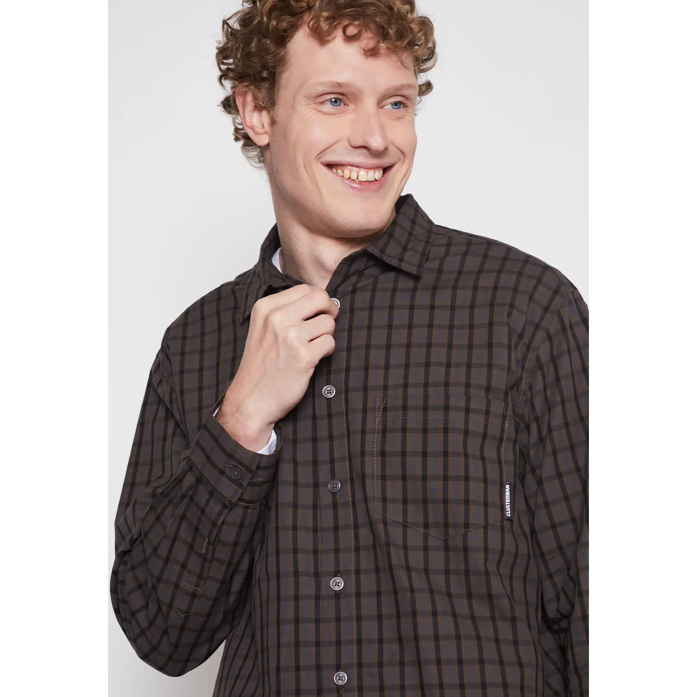 Camisa Escocesa Hombre Gris Familyshop 3