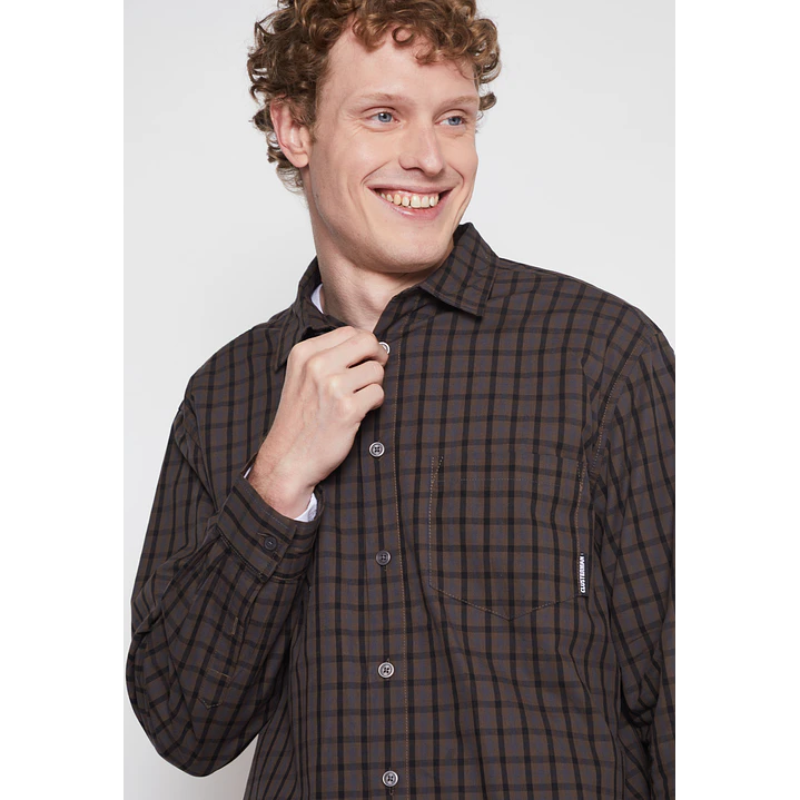 Camisa Escocesa Hombre Gris Familyshop 3