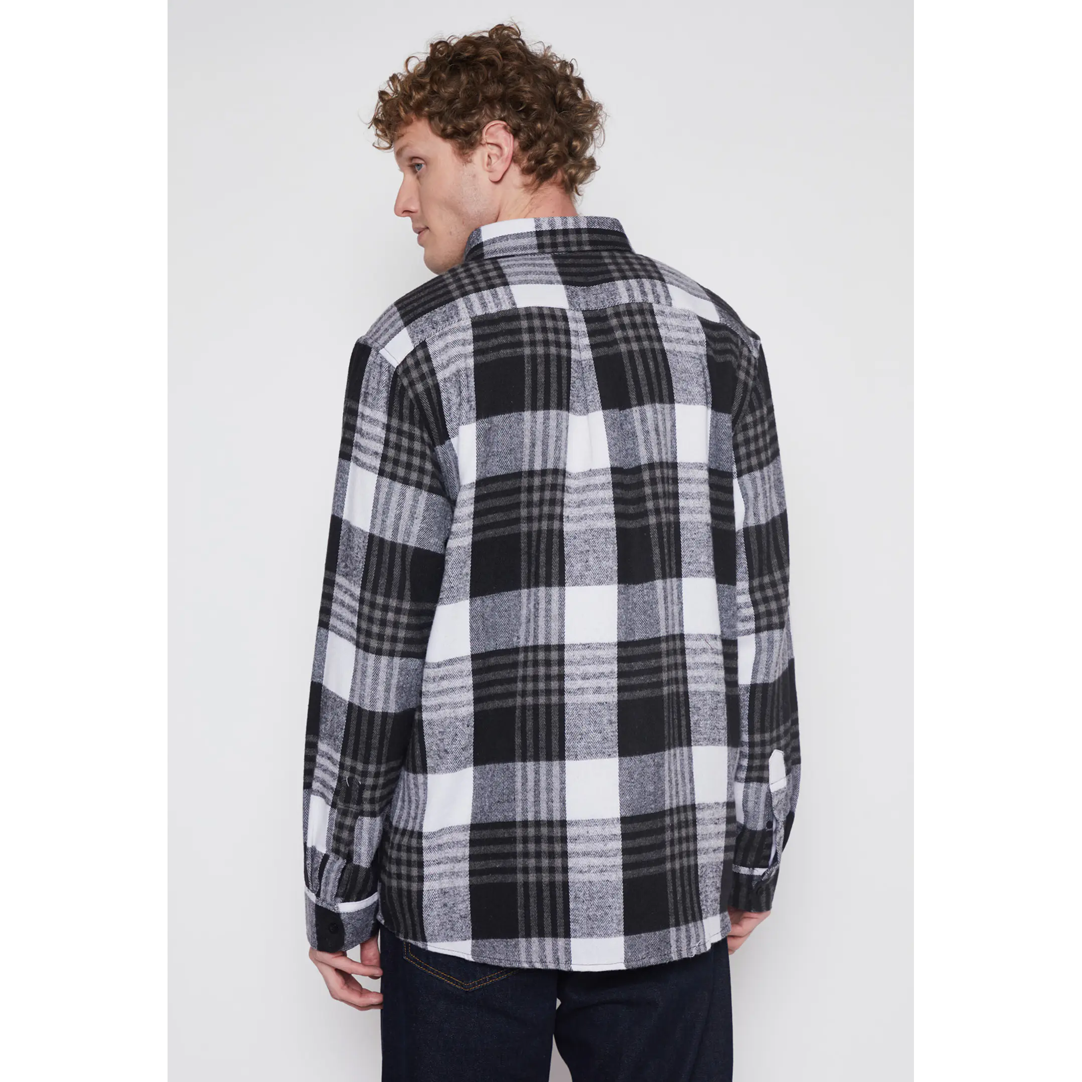 Camisa Franela Hombre Negro Familyshop 3