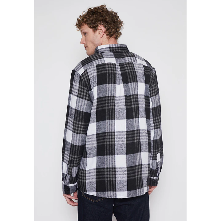 Camisa Franela Hombre Negro Familyshop 3