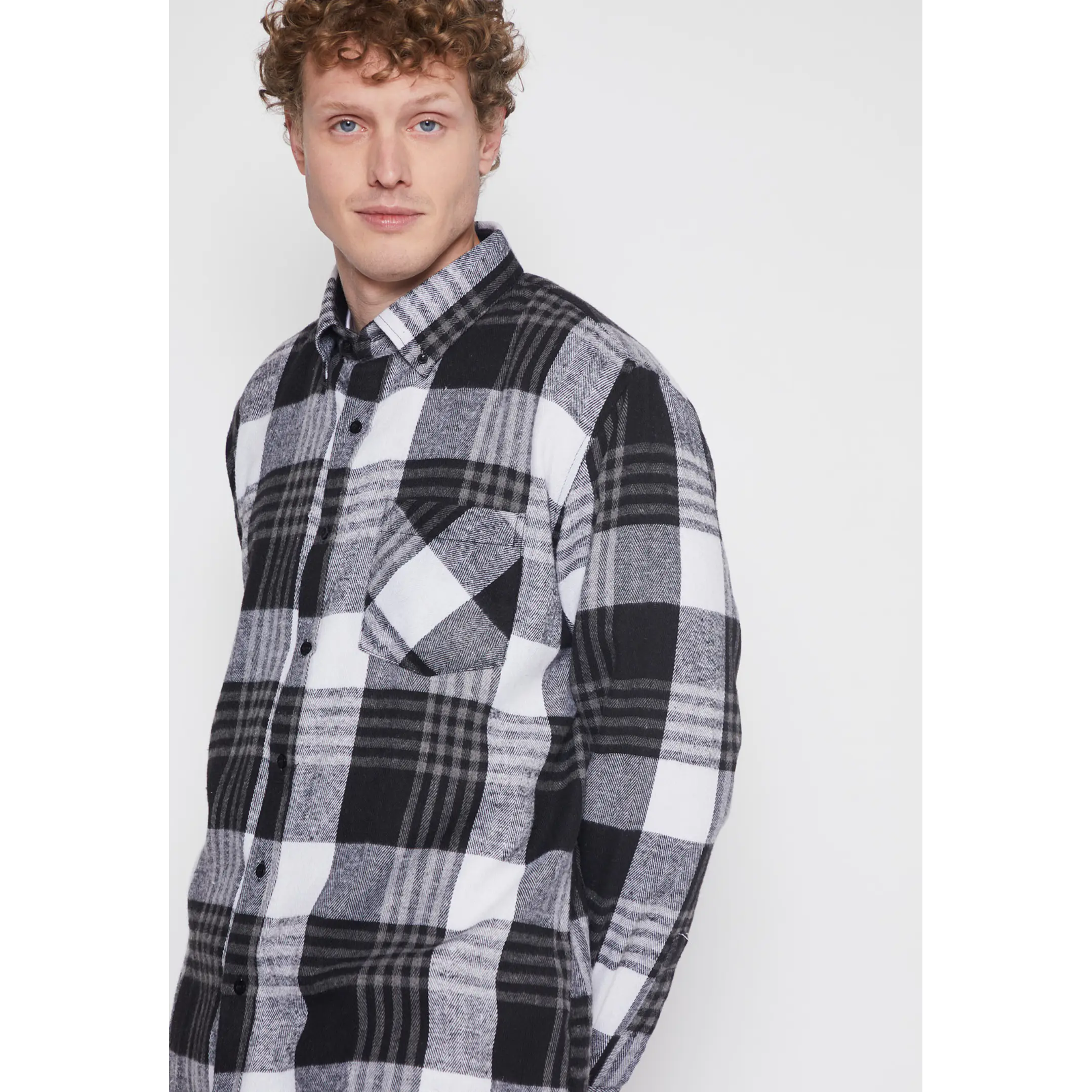 Camisa Franela Hombre Negro Familyshop 4