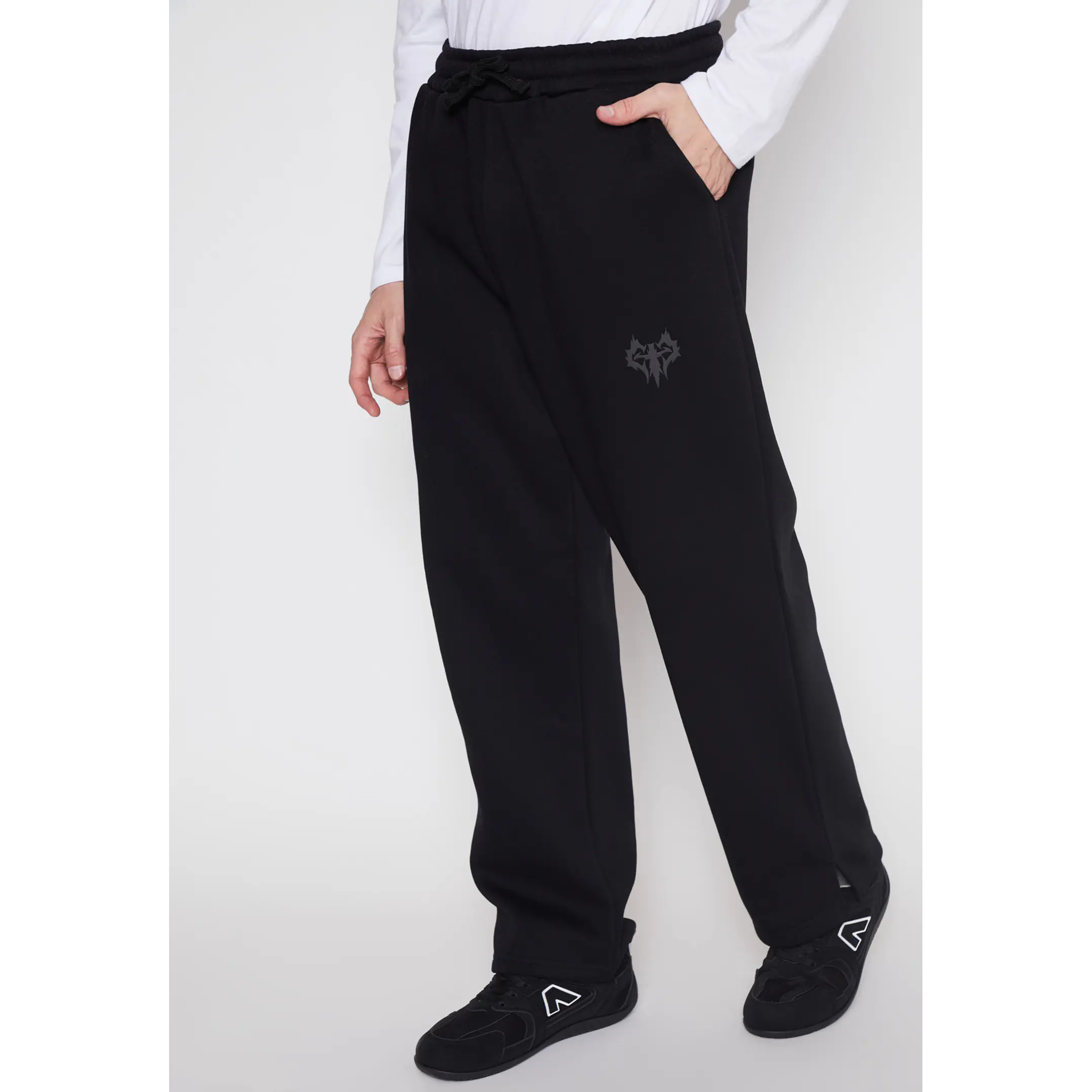 Pantalón Buzo Regular Hombre Negro Familyshop 1