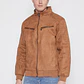 Chaqueta Suede Motoquera Hombre Beige Familyshop - Miniatura 1