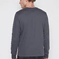 Polera Waffle Print Hombre Gris Familyshop - Miniatura 3