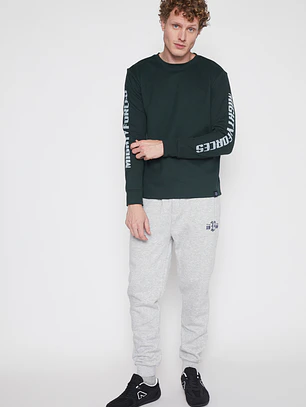 Polera Waffle Hombre Verde Familyshop