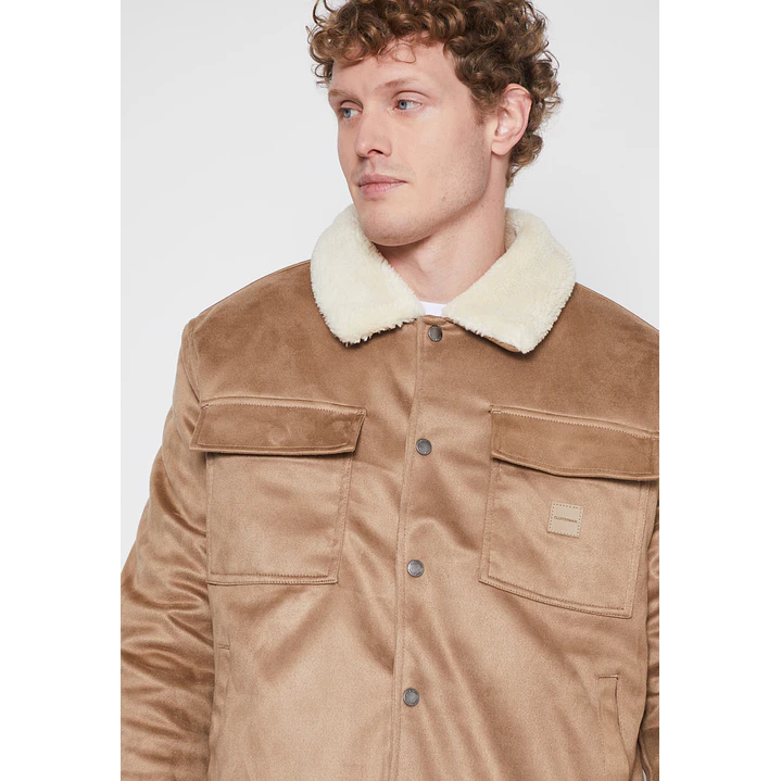 Chaqueta Shearling Hombre Beige Familyshop 3
