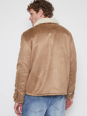 Chaqueta Shearling Hombre Beige Familyshop
