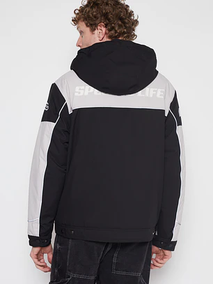 Chaqueta Racing Hombre Negro Familyshop