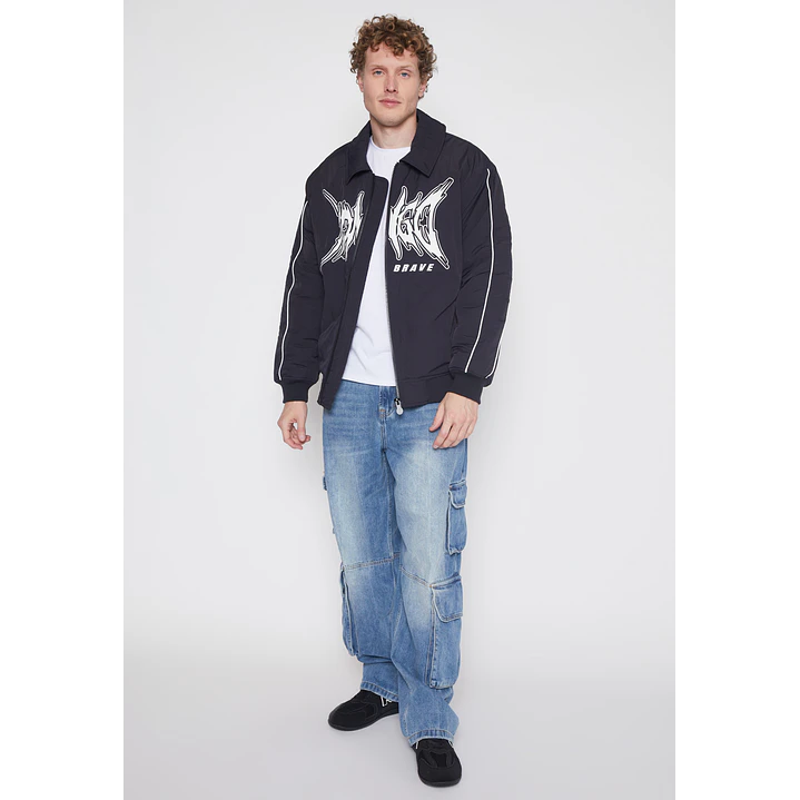 Chaqueta Acolchada Hombre Negro Familyshop 4