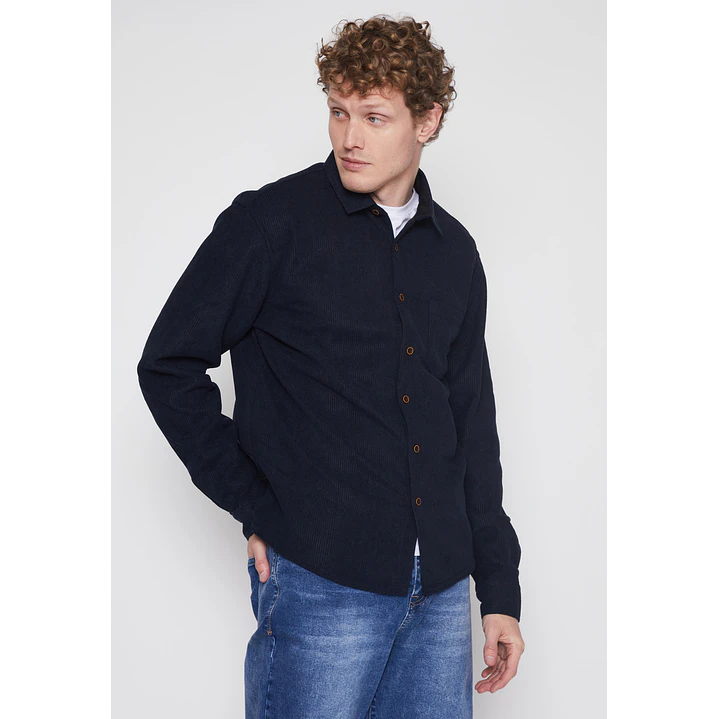 Camisa Cotele Hombre Azul Familyshop 1