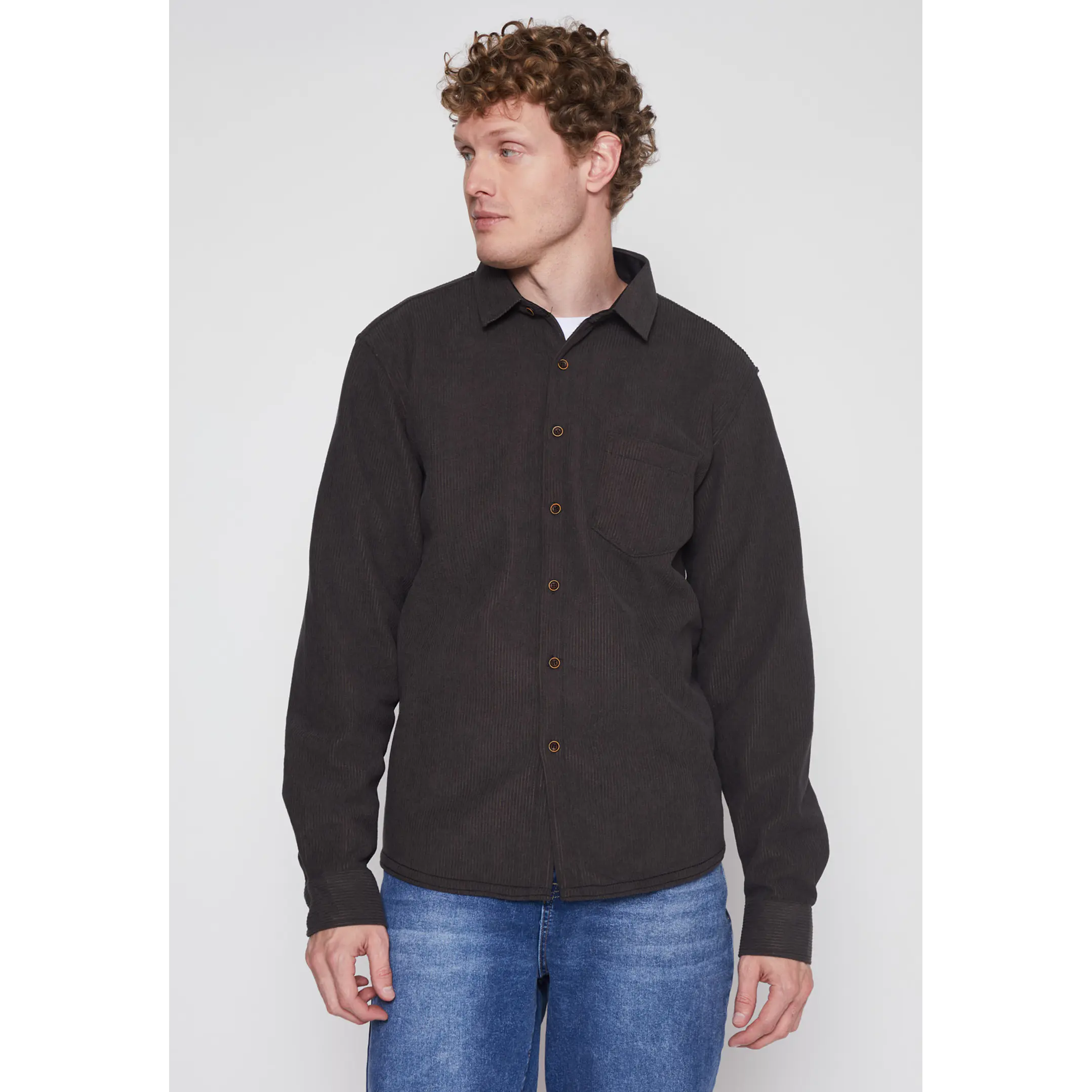 Camisa Cotele Hombre Gris Familyshop 1