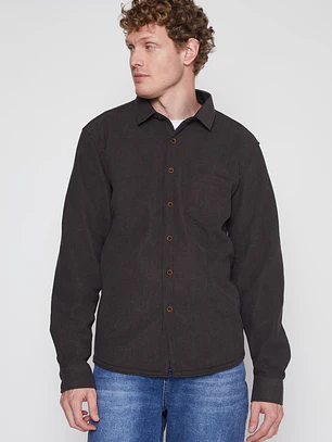 Camisa Cotele Hombre Gris Familyshop