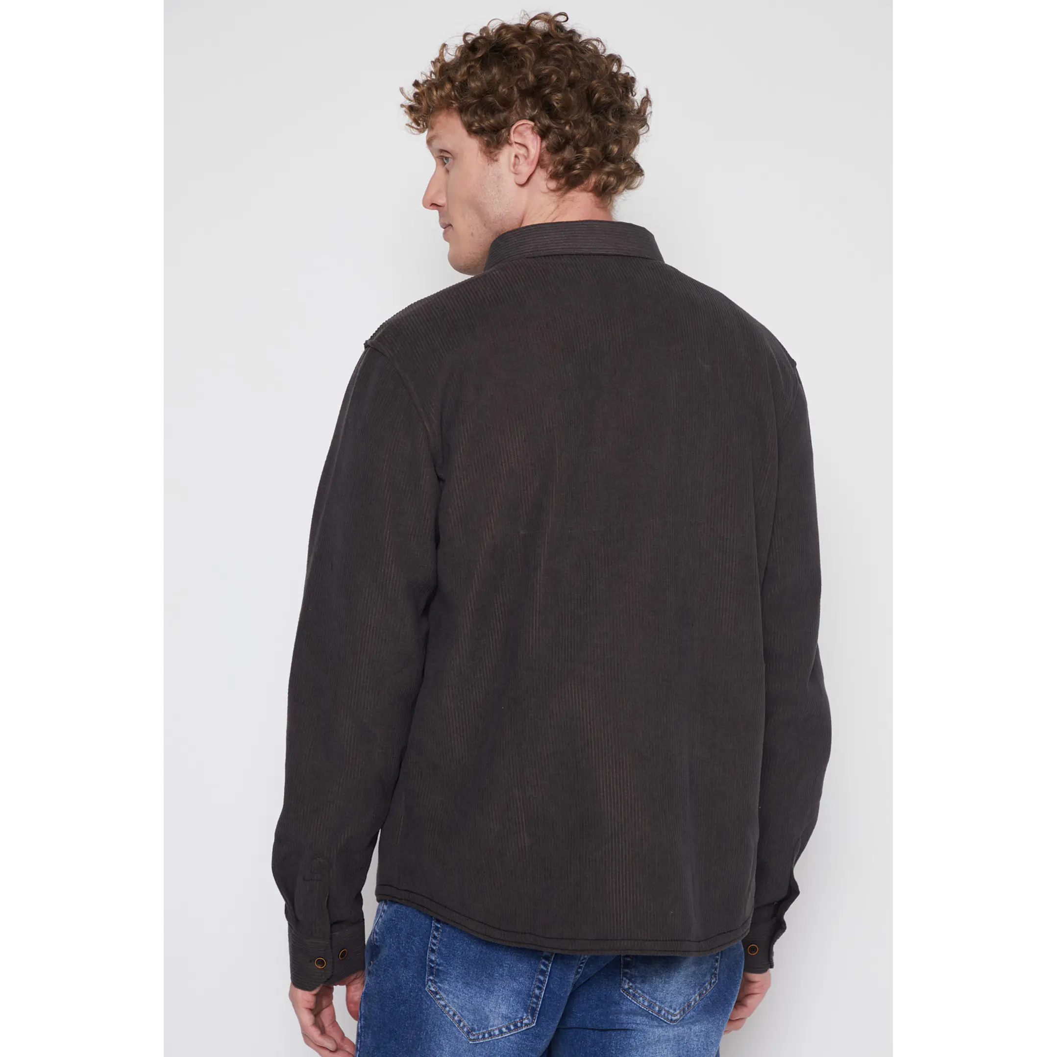 Camisa Cotele Hombre Gris Familyshop 2