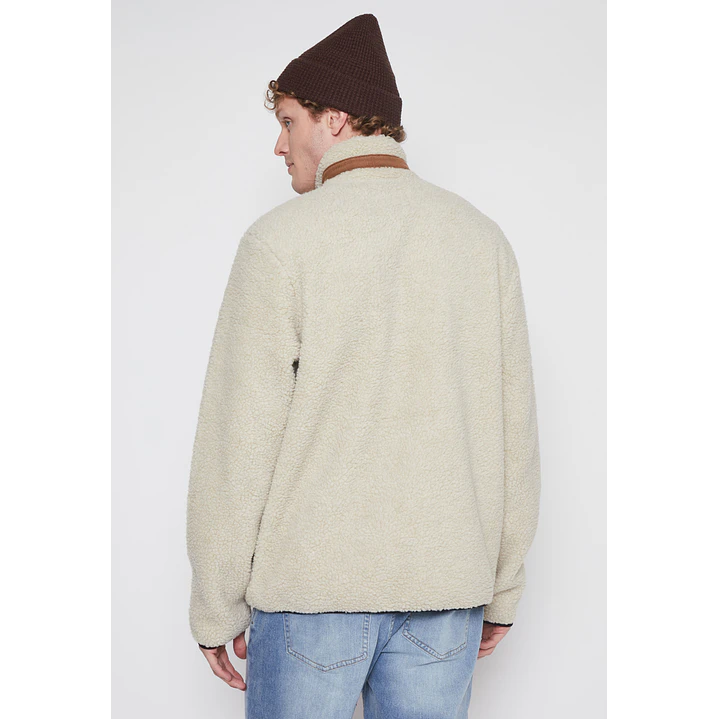 Chaqueta Peludo Hombre Crudo Familyshop 3