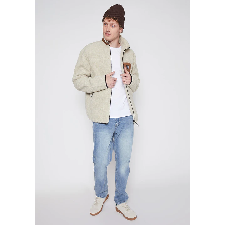 Chaqueta Peludo Hombre Crudo Familyshop 2