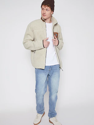 Chaqueta Peludo Hombre Crudo Familyshop